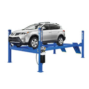 Rotary SM14 four-post drive-on lift with SUV, 14,000 lb capacity