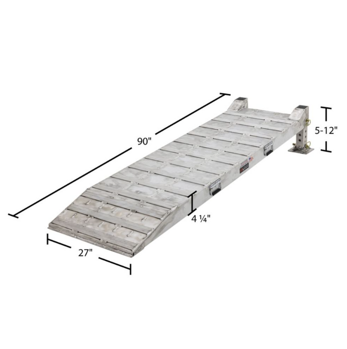 HD Ramps 7.5' L Adjustable Wheel Risers for up to 27" W Wheels