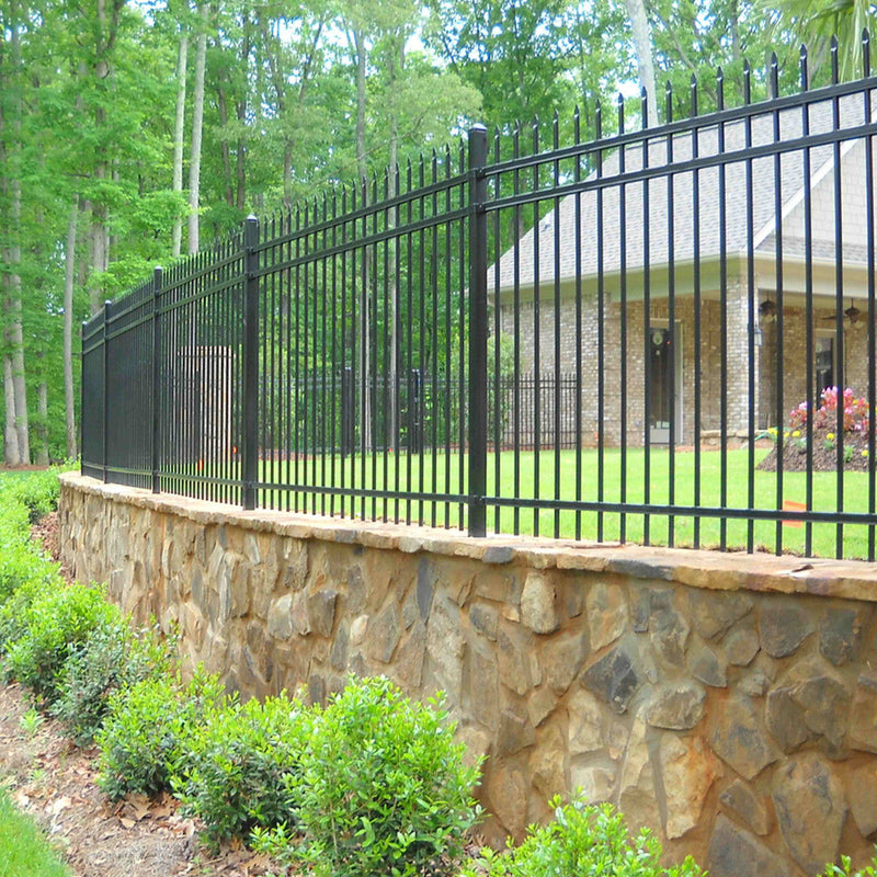 Aleko Brussels - Commercial Grade 8-Panel Steel Fence Kit - 8x6 ft. Each