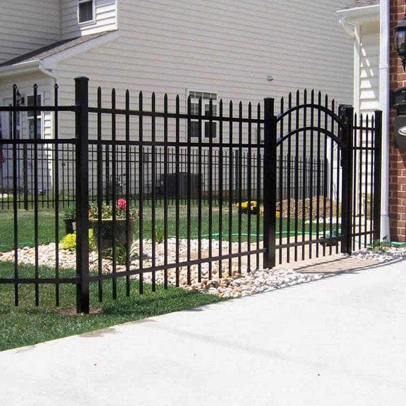 Aleko Brussels - Commercial Grade 8-Panel Steel Fence Kit - 8x6 ft. Each