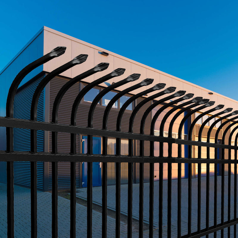 Aleko Athens - Commercial Grade 8-Panel Steel Fence Kit - 8x6 ft. Each