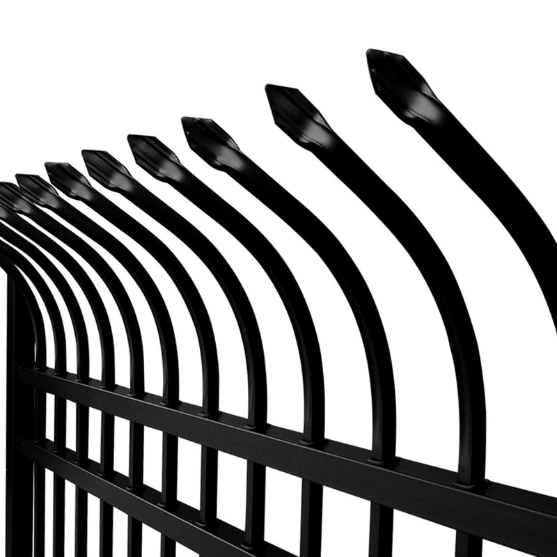 Aleko Athens - Commercial Grade 8-Panel Steel Fence Kit - 8x6 ft. Each