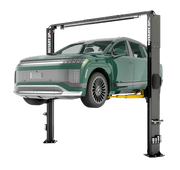 Rotary SPOA10-AV Shockwave asymmetric two-post car lift, 10,000 lb capacity, black