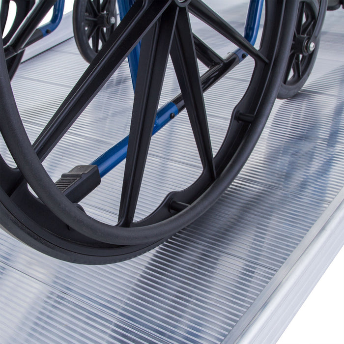 Silver Spring 7' L Aluminum Wheelchair Access Ramp - 850 lbs Capacity