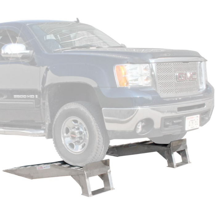 HD Ramps Heavy Duty Aluminum Truck Service Ramps - 7,000 lb. per axle Capacity