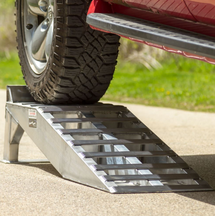 HD Ramps Heavy Duty Aluminum Truck Service Ramps - 7,000 lb. per axle Capacity