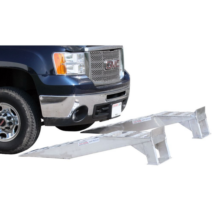 HD Ramps Heavy Duty Aluminum Truck Service Ramps - 7,000 lb. per axle Capacity