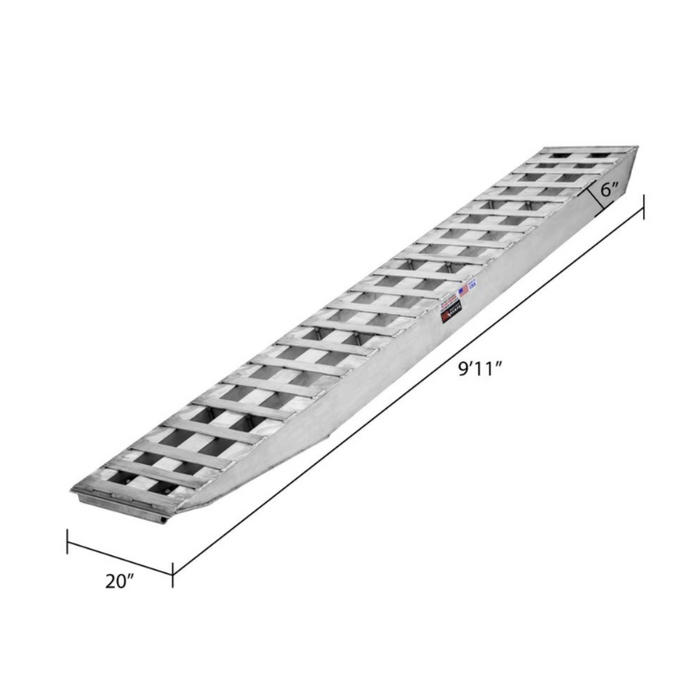 HD Ramps 10' x 20" Pin-On End Heavy Equipment Ramps - 20,000-lb per axle Capacity