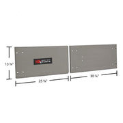 dimensions of the HD Ramps Stainless Steel Door Upgrade for 60" W x 18" H Trailer Cabinet