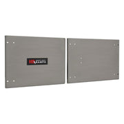 HD Ramps Stainless Steel Door Upgrade for 60" W x 24" H Trailer Cabinet
