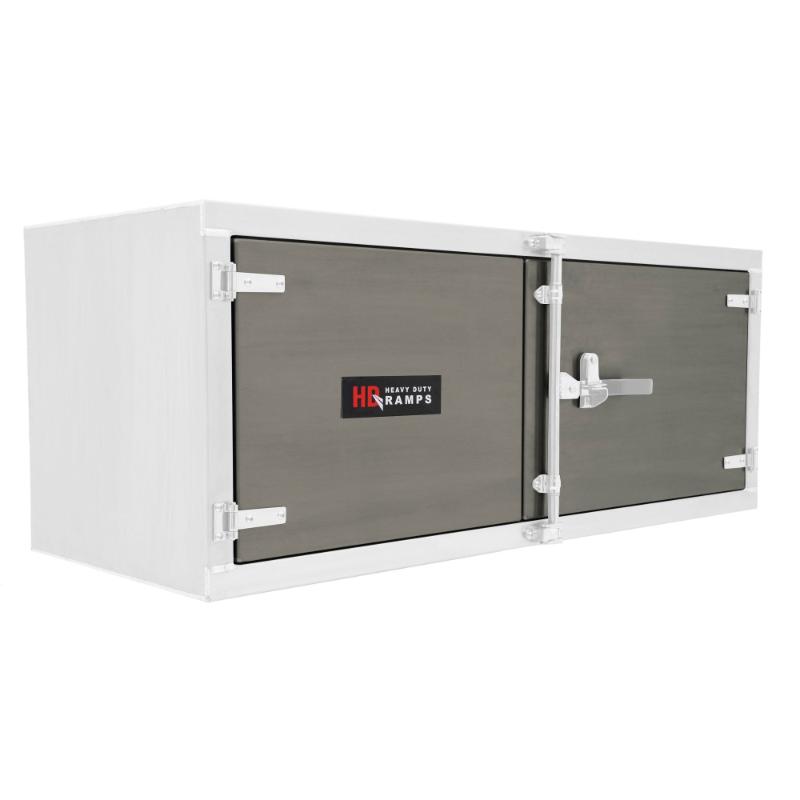 HD Ramps Stainless Steel Door Upgrade for 60" W x 24" H Trailer Cabinet is highlighted