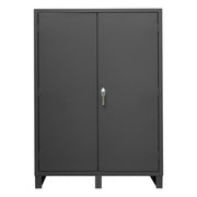 Vestil Storage Cabinet Steel Customizable 60 In. Width x 24 In. Depth x 84 In. Height Gray when door is closed