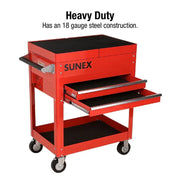 Sunex 8035R with both drawers open