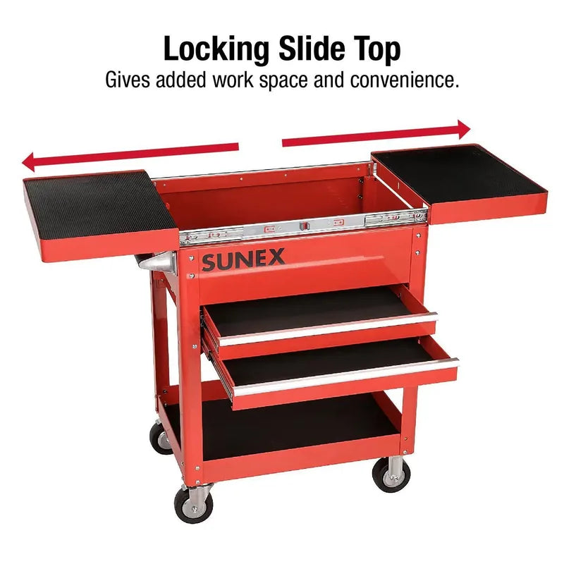 Locking slide top opened on the Sunex 8035R