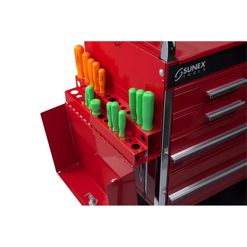 Screwdriver and pry bar holder on the Sunex 8045