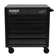 Sunex 8056FDELEANOR Siren Smoke service cart with lid closed