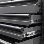 Ball-bearing drawer slides on the 8060XT