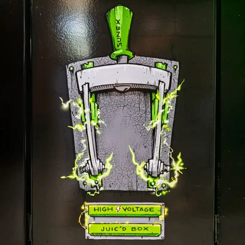 Frankenstein side panel artwork on the 8065PCBKALIVE power drawer