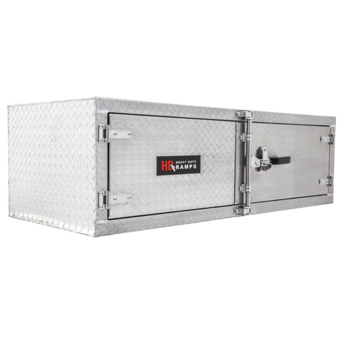 HD Ramps Lockable Diamond Plate Underbody Trailer Toolbox –  5' x 2' x 2'