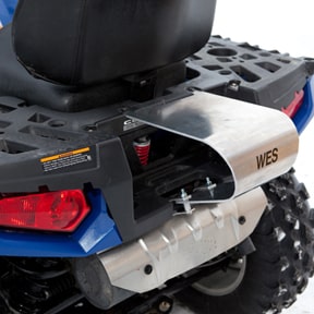 Wes Industries Touring Polaris with Heated Grips - Cargo box for Polaris Sportsman Touring 850/1000