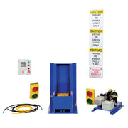 Vestil Trailer Lock System Steel Electric Hydraulic with Polypropylene Light Package Blue / Yellow