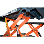 middle part of the KATOOL X80 Mid-Rise Pneumatic Scissor Lift – 8000 lb Capacity Mobile Lift with Low Profile Design and CE Certification 
