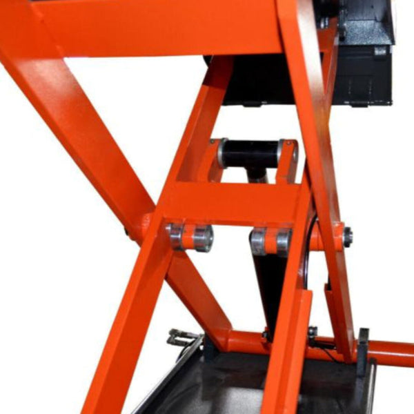 pneumatic system of the KATOOL X80 Mid-Rise Pneumatic Scissor Lift – 8000 lb Capacity Mobile Lift with Low Profile Design and CE Certification 
