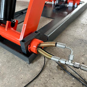 lift mechanism of the KATOOL X90E Mid-Rise Scissor Lift Electric 110V, 8000 lb Capacity