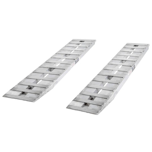 HD Ramps 6-foot aluminum car trailer ramps with a 5,000 lb per axle weight capacity.