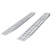HD Ramps 10-foot 16-inch aluminum plate-end car trailer ramps with 5,000 lb per axle capacity.