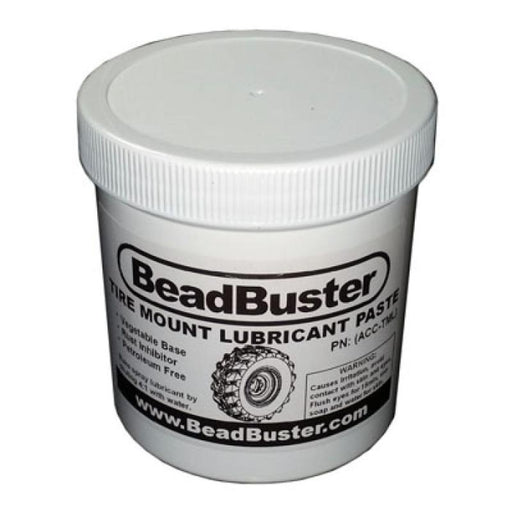 Tire mount lubricant paste from BeadBuster in a 1 pint container with ultra-thick formula for smooth tire mounting.
