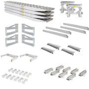 Bundle inclusions display the HD Ramps aluminum bunk ramp kit components laid out.

