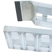 HD Ramps close-up shows the plate end underside with the non-slip rubber pad for extra grip.