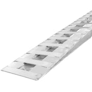 HD Ramps aluminum knife-foot ramp end with serrated rungs and a tapered edge.