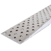 HD Ramps aluminum car ramp showing the thin, knife foot for a smooth loading transition.