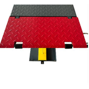 Katool mid-rise scissor lift ramp front view designed for easy drive-on vehicle loading in professional shops.

