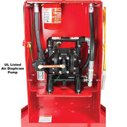 FC-P30A-UL UL Listed air diaphragm pump inside the caddy