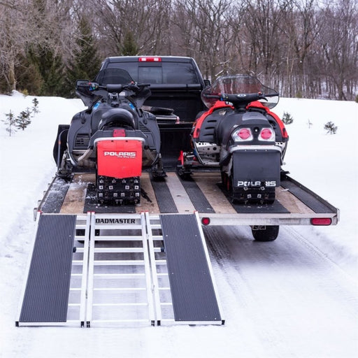 Black Ice Black Ice Tri-Fold Snowmobile and ATV Ramp - 6'5"L x 54"W SNO-7754-HDXW-Black Ice-Access Division