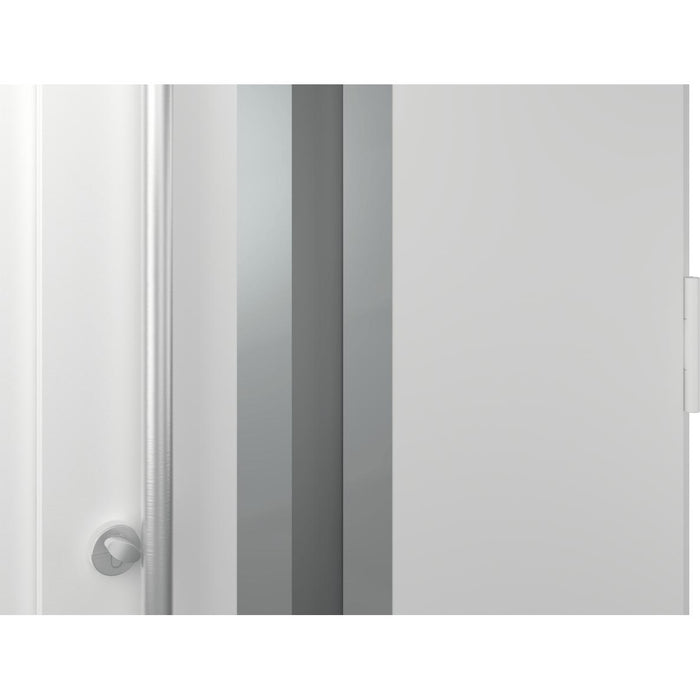Belldinni Modern Front Steel Door Zephyr Brown/White 37 2/5" X 81 1/2" + HARDWARE-Belldinni Inc.-Access Division