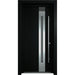 Belldinni Modern Front Steel Door Zephyr Black/White 37 2/5" X 81 1/2" + HARDWARE-Belldinni Inc.-Access Division