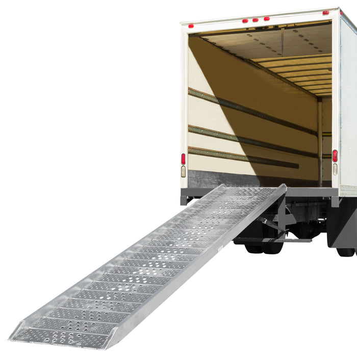 HD Ramps Aluminum Walk Ramp - 14'L x 40-1/2"W, 1,750 lb capacity 01-37-168-06-WALK-P