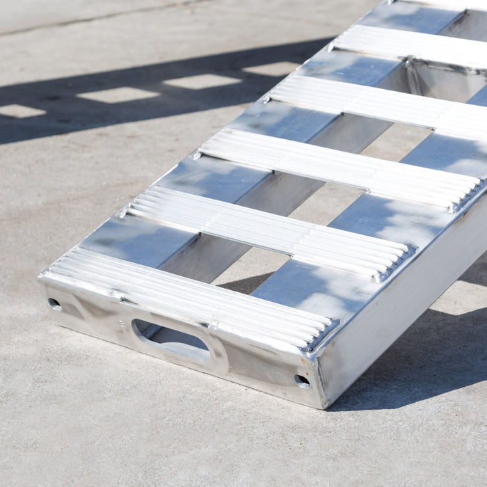 HD Ramps Car Trailer Ramp - 6'Lx15''W - Hook End - Rung Plate - Stub Foot - 8000 lbs Capacity