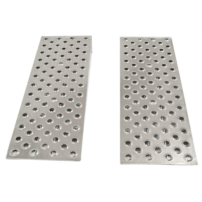 HD Ramps 36" x 16" x 6" Punch Plate Container Wedges, 10,000 lbs per axle (pair) 10-16-036-WEDGE