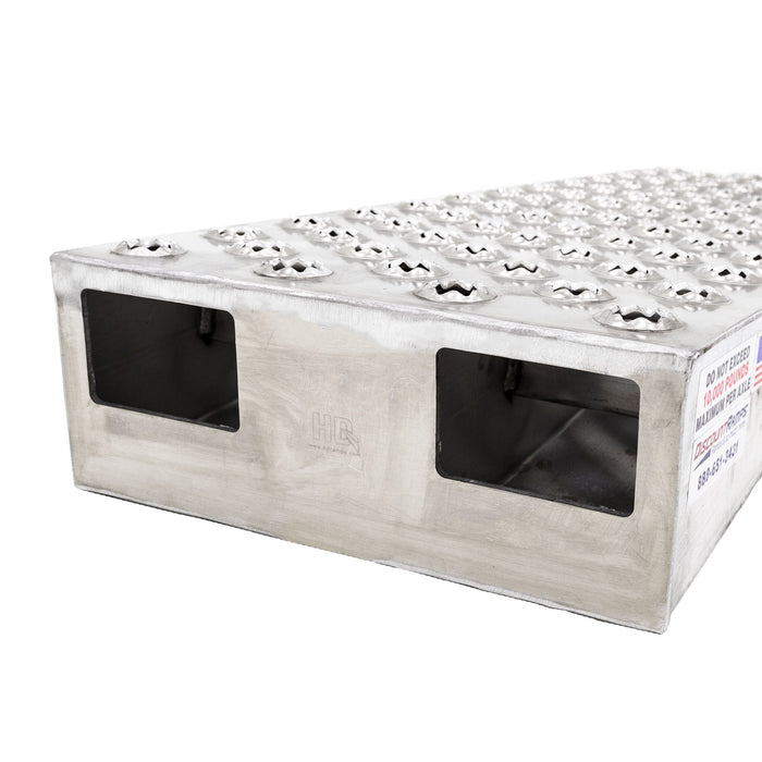 HD Ramps 36" x 16" x 6" Punch Plate Container Wedges, 10,000 lbs per axle (pair) 10-16-036-WEDGE