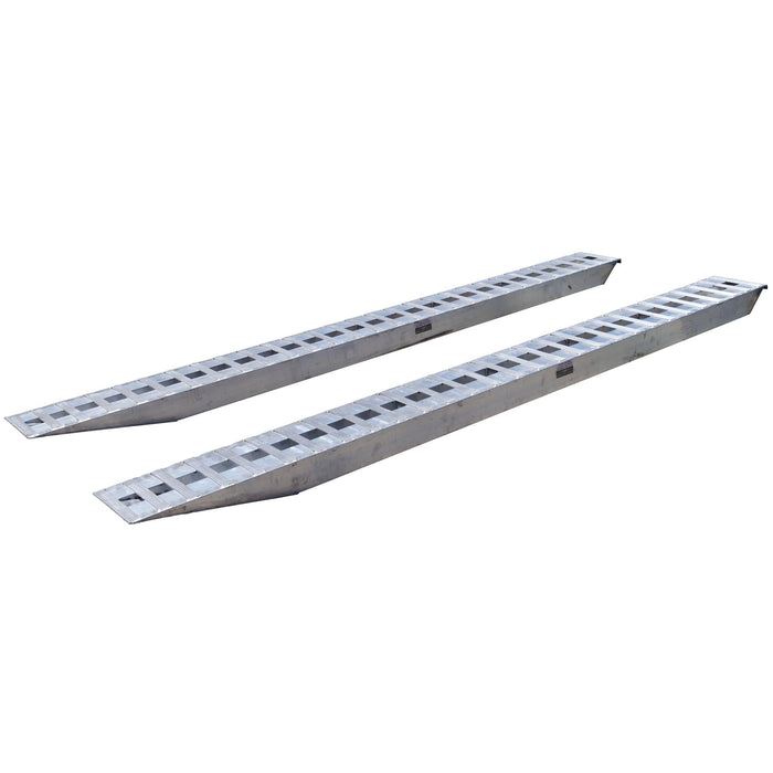 HD Ramps Car Trailer Ramp - 14'Lx16''W - Hook End - Rung Plate - Knife Foot - 12000 lbs Capacity