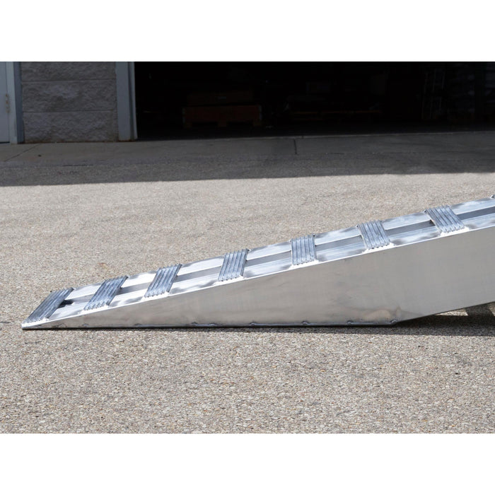 HD Ramps Car Trailer Ramp - 14'Lx16''W - Hook End - Rung Plate - Knife Foot - 12000 lbs Capacity