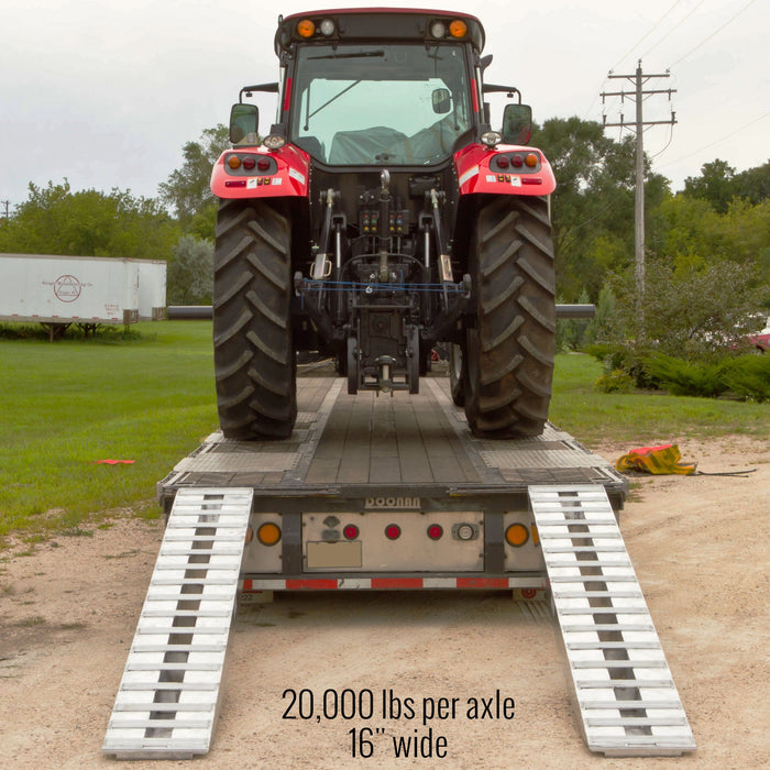 HD Ramps 8' x 16" - 20,000 lb Capacity Ramp - 6" Tube (Sold in Pairs) 20-16-096-02-02-LL