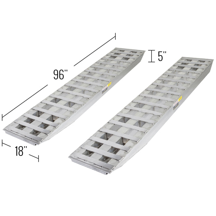 HD Ramps 8' x 18" - 23,500 lb Capacity Ramp - 5" Tube (Sold in Pairs) 23-18-096-02-02-LL