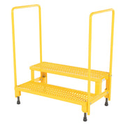 Vestil Steel Adjustable Step Mate Stand 3 Step ASP-36-HR-Vestil-Access Division