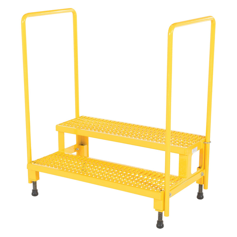 Vestil Steel Adjustable Step Mate Stand 3 Step ASP-36-HR-Vestil-Access Division